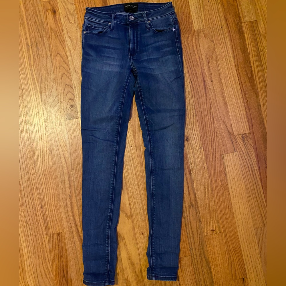Dark denim jeans